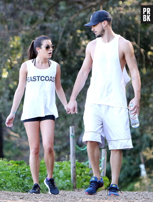 Lea Michele et Matthew Paetz ne se quittent plus, le 8 février 2015 à Los Angeles