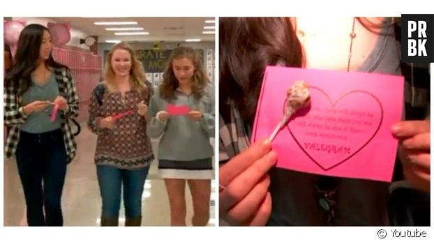 Un adolescent américain offre un cadeau de Saint Valentin aux 1076 filles de son lycée.