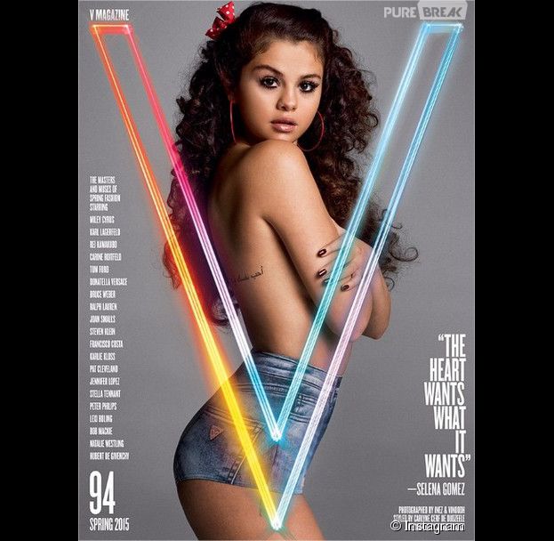 Selena Gomez sexy en shooting pour V Magazine par Inez &amp; Vinoodh, en vente le 26 février 2015