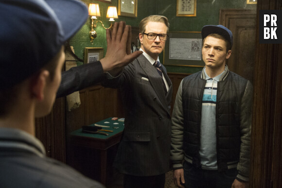 Kingsman Services Secrets : Colin Firth et Taron Egerton sont de bons amis