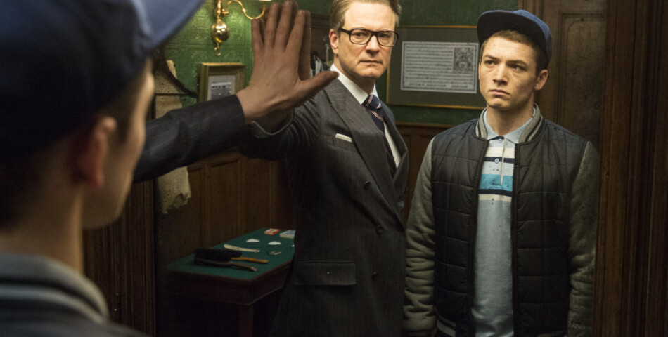  Kingsman Services Secrets : Colin Firth et Taron Egerton sont de bons amis 