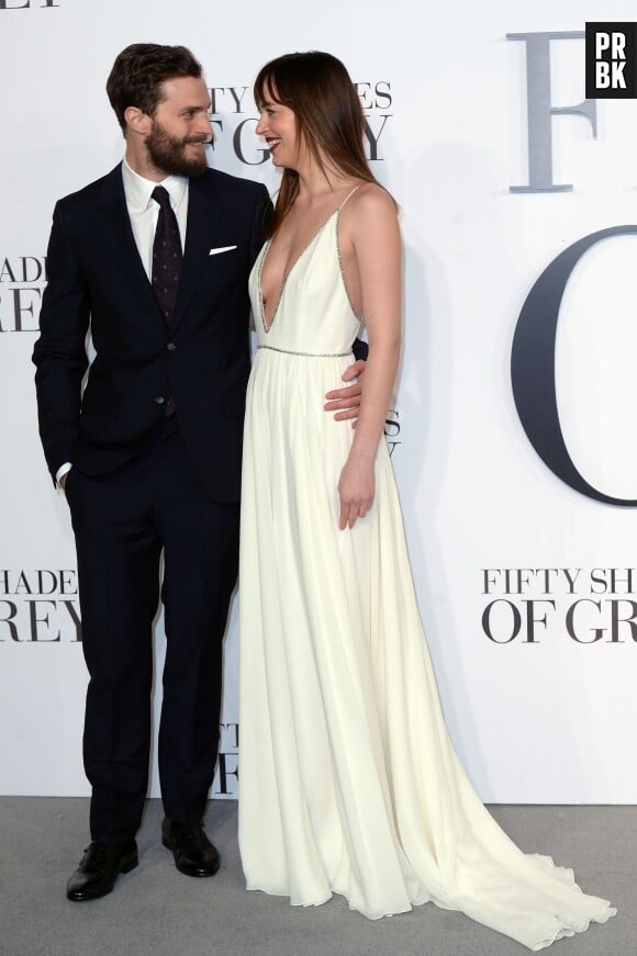 Dakota Johnson "en couple" avec Jamie Dornan à l'écran dans Fifty Shades of Grey