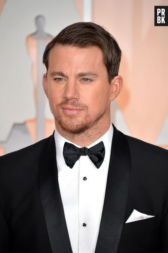 Channing Tatum sur le tapis rouge des Oscars, le 22 février 2015 à Los Angeles
