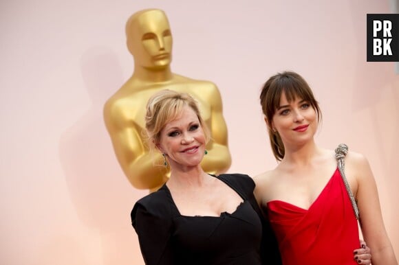 Dakota Johnson et Melanie Griffith aux Oscars 2015 le 22 février