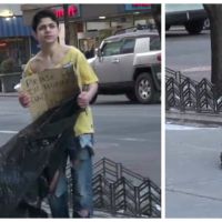 Qui va aider cet enfant SDF, à la rue par -15° ? L'expérience sociale choquante