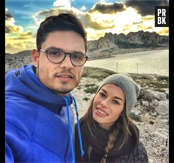 Florent Manaudou  et sa petite-amie Fanny Skalli sur Instagram