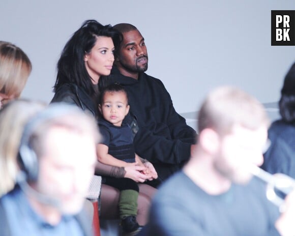 Kim Kardashian et Kanye West : North West n'apparaitra pas de Keeping Up With The Kardashian à la télévision !