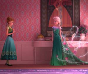 La Reine des neiges - une f&ecirc;te givr&eacute;e : Anna et Elsa, les deux soeurs en photo