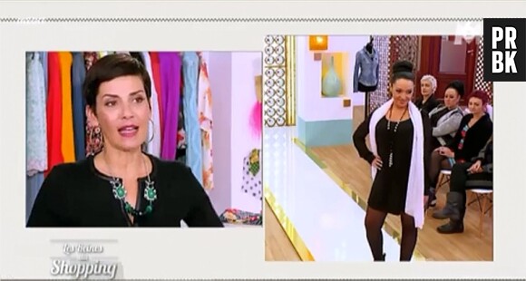 Les Reines du Shopping : Aïcha, candidate insupportable et hypocrite, recadrée par Cristina Cordula, le 10 mars 2015 sur D8