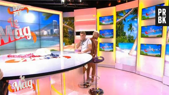 Vivian (Les Anges 7) nu dans Le Mag le 20 mars 2015 sur NRJ 12