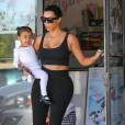  Kim Kardashian et sa petite North &agrave; Los Angeles le 26 mars 2015 