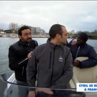 Cyril Hanouna, Issa Doumbia et Camille Combal : virée en zodiac pour squatter France Télévisions