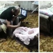 Adorable : héroïque, un chat empêche un père de frapper son bébé