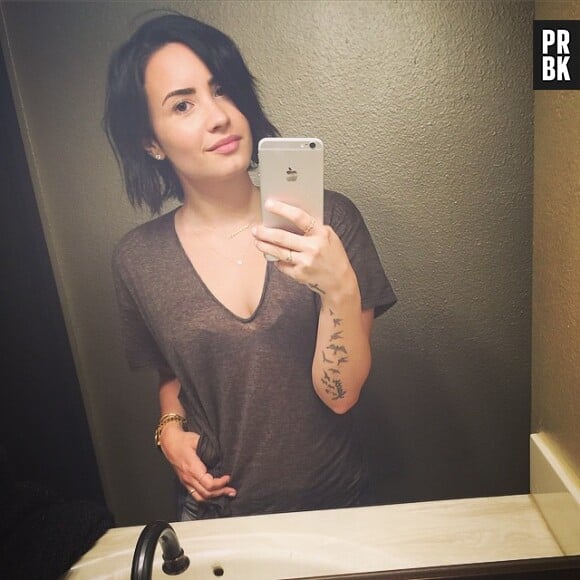 Demi Lovato au naturel et sans maquillage, le 23 mars 2015