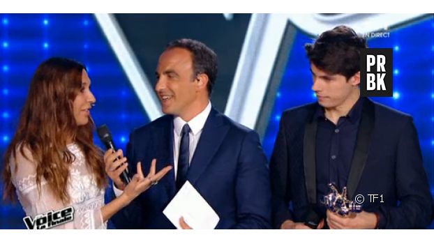 Lilian Renaud ému après sa victoire dans The Voice 4