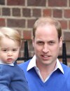  Le Prince William arrive &agrave; la maternit&eacute; avec le Prince George le 2 mai 2015 &agrave; Londres 