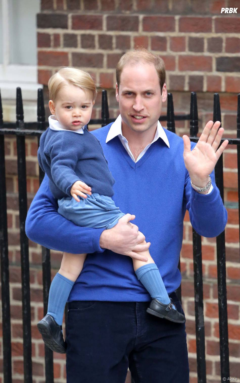  Le Prince William arrive &amp;agrave; la maternit&amp;eacute; avec le Prince George le 2 mai 2015 &amp;agrave; Londres 