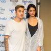 Justin Bieber et Shanina Shaik à une fête organisée à Las Vegas le samedi 2 mai 2015