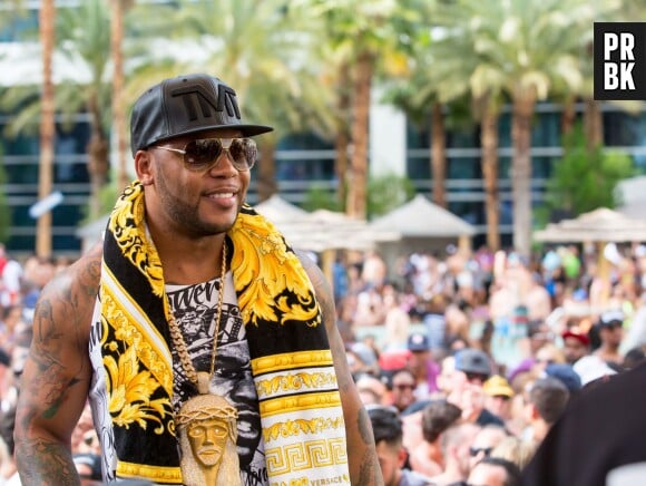 Flo Rida à une fête organisée à Las Vegas le samedi 2 mai 2015