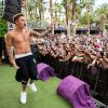 Justin Bieber met le feu à une fête organisée à Las Vegas le samedi 2 mai 2015
