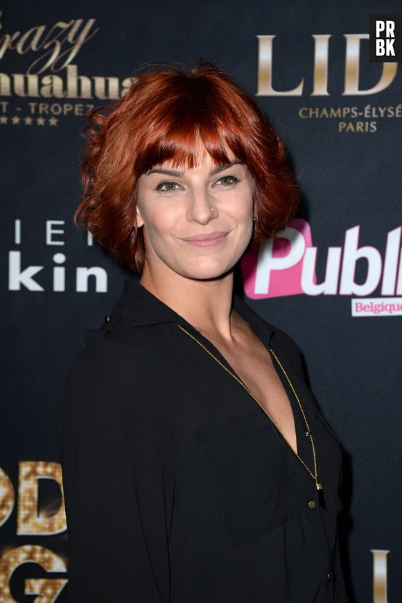 Fauve Hautot à l'élection Top Model Belgium organisée au Lido à Paris le dimanche 10 mai 2015