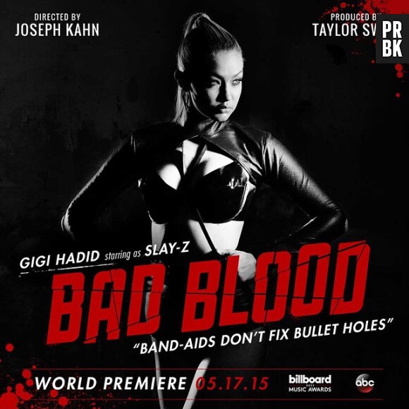 Gigi Hadid apparaîtra dans le prochain clip de Taylor Swift intitulé 'Bad Blood'