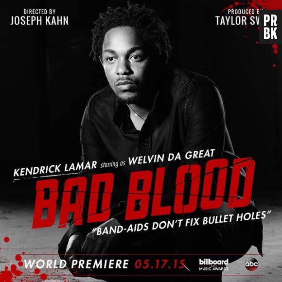 Kendrick Lamar apparaîtra dans le prochain clip de Taylor Swift intitulé 'Bad Blood'