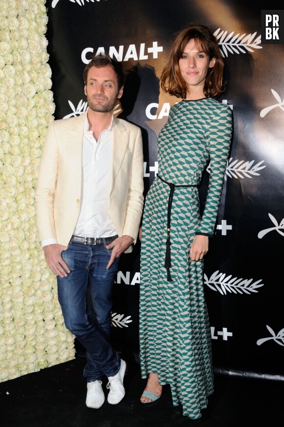 Doria Tillier et Augustin Trapenard à la soirée de Canal+ à Cannes le vendredi 15 mai 2015