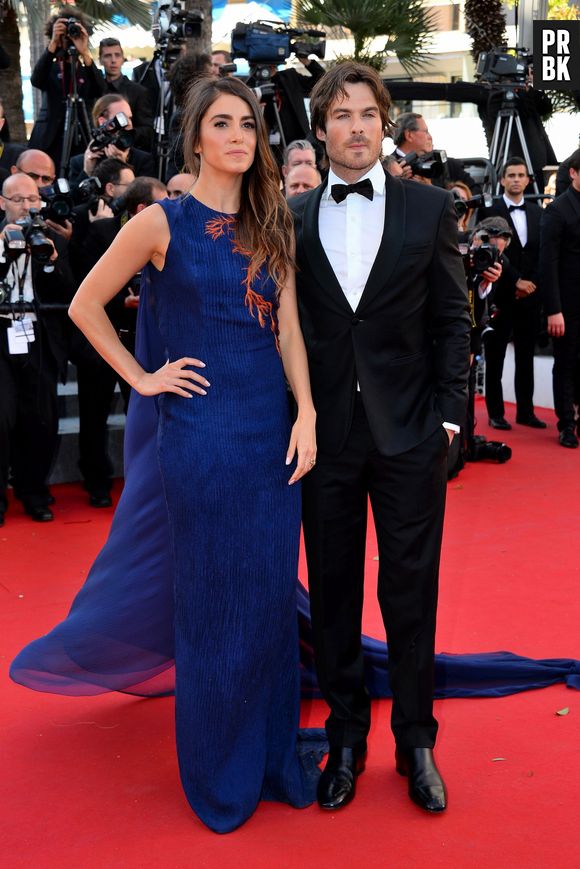 Ian Somerhalder et Nikki Reed à la projection de Youth au Festival de Cannes le 20 mai 2015