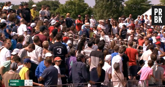 Roland Garros : une bagarre a éclaté dans les tribunes ce mercredi 27 mai 2015 lors du match entre Benoît Paire et Fabio Fogini