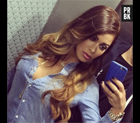 Ayem Nour blonde après son challenge sur Instagram le 1er juiçn 2015