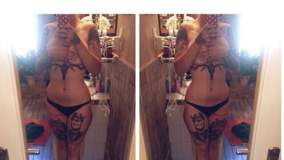 Cécilia Pascal (Las Vegas Academy) topless et en culotte sur Instagram