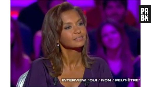 Karine Le Marchand et Lilian Thuram bientôt réconciliés ? L'animatrice de L'Amour est dans le pré répond dans Salut Les Terriens, le 13 juin 2015 sur Canal+