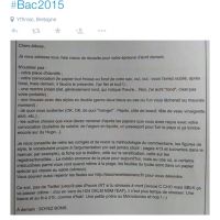 Bac 2015 : les conseils délirants d&#039;un prof de français font le buzz sur Twitter