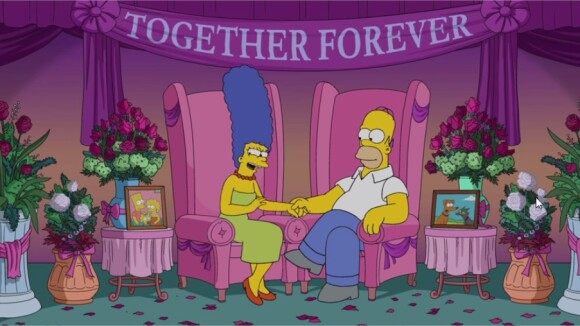 Les Simpson : Homer et Marge répondent aux rumeurs de divorce en vidéo