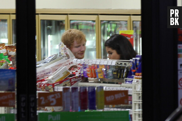 Ed Sheeran et Selena Gomez à Los Angeles, le 26 juin 2015