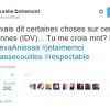Aurélie Dotremont : un message Twitter pour soutenir Maeva