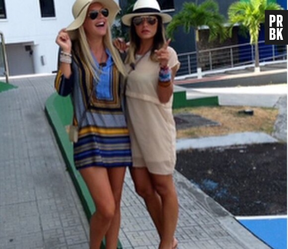 Amélie Neten et Anaïs Camizuli : photo complice sur Instagram en juin 2015