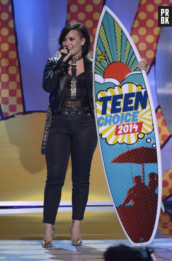 Demi Lovato lors des Teen Choice Awards en août 2014