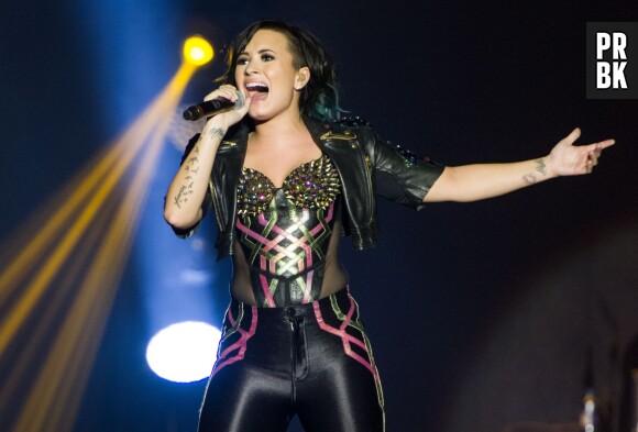 Demi Lovato en concert en novembre 2014