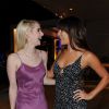 Emma Roberts et Lea Michele en plein moment complice, le 10 juillet 2015 à la soirée Fox à San Diego