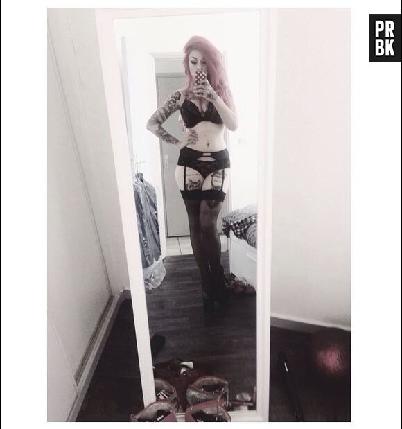 Cécilia Pascal (Las Vegas Academy) en lingerie sur Instagram