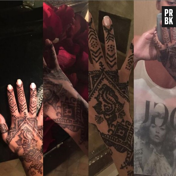 Ayem Nour : un tatouage (éphémère ?) dévoilé sur Instagram, le 22 juillet 2015