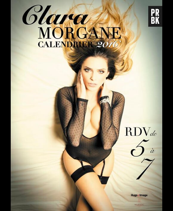 Clara Morgane dévoile la couverture de son calendrier sexy 2016