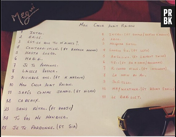 Maitre Gims : la tracklist de son album "MCAR" avec Sia, Sexion d'Assaut...