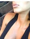  Kim Kardashian sexy et d&eacute;collet&eacute;e sur Instagram, le 8 ao&ucirc;t 2015 