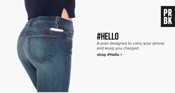 Hello, le jean qui recharge votre smartphone