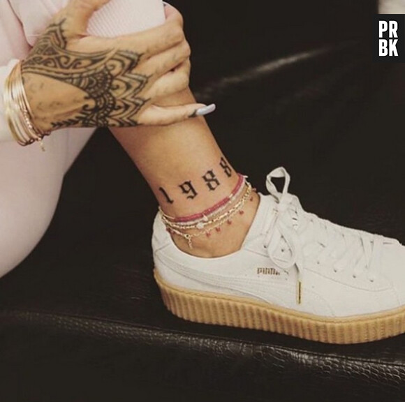 Rihanna dévoile son nouveau tatouage