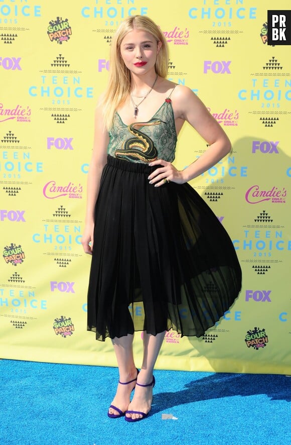 Chloe Moretz aux Teen Choice Awards 2015, à Los Angeles, le 16 août 2015