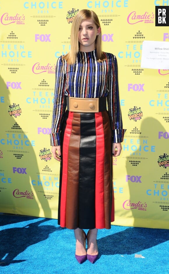 Willow Shileds aux Teen Choice Awards 2015, à Los Angeles, le 16 août 2015